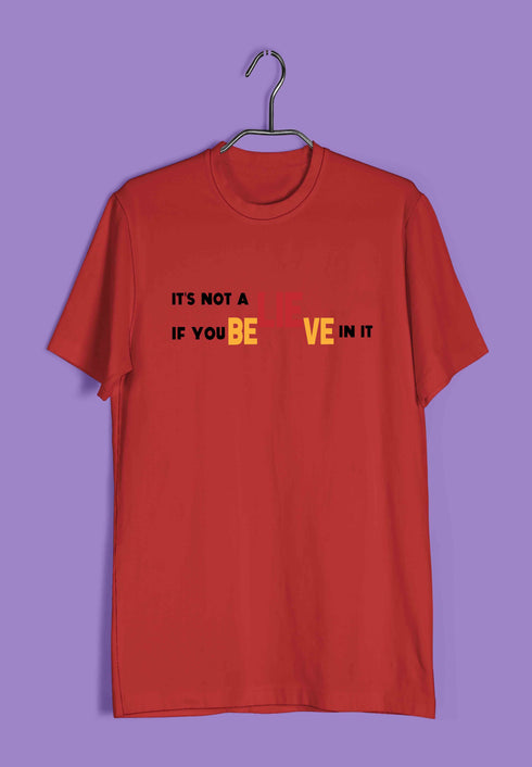 4 Wordplay Believe TV Series The Classics Casual Graphic Printed T-Shirt for Men